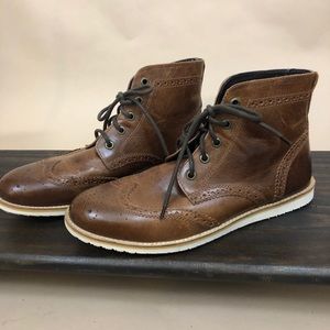 crevo boardwalk wingtip boot